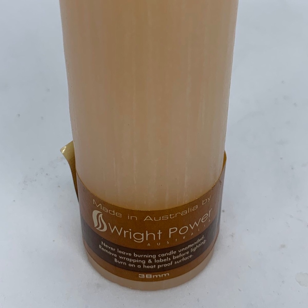 Limited Edition Pale Pink Beige Beeswax Blend Candles Pack of 6 14.5cm x 3.8cm - Picture 5 of 6
